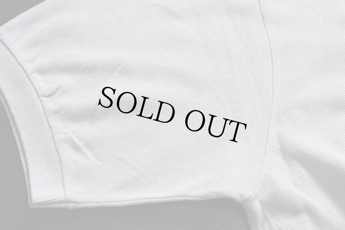 画像6: 80s LACOSTEラコステ ワンポイント コットン 鹿の子 ポロシャツ ライトグレー 5★104 (6)