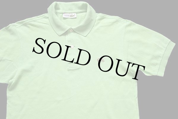70s フランス製 CHEMISE LACOSTE ラコステ ワンポイント コットン