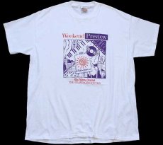 画像2: 90s Weekend Preview The Atlanta Journal CONSTITUTION アート Tシャツ 白 XXL★特大 (2)