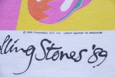 画像6: 80s The Rolling Stonesローリングストーンズ THE NORTH AMERICAN TOUR 1989 コットン バンドTシャツ 白 (6)