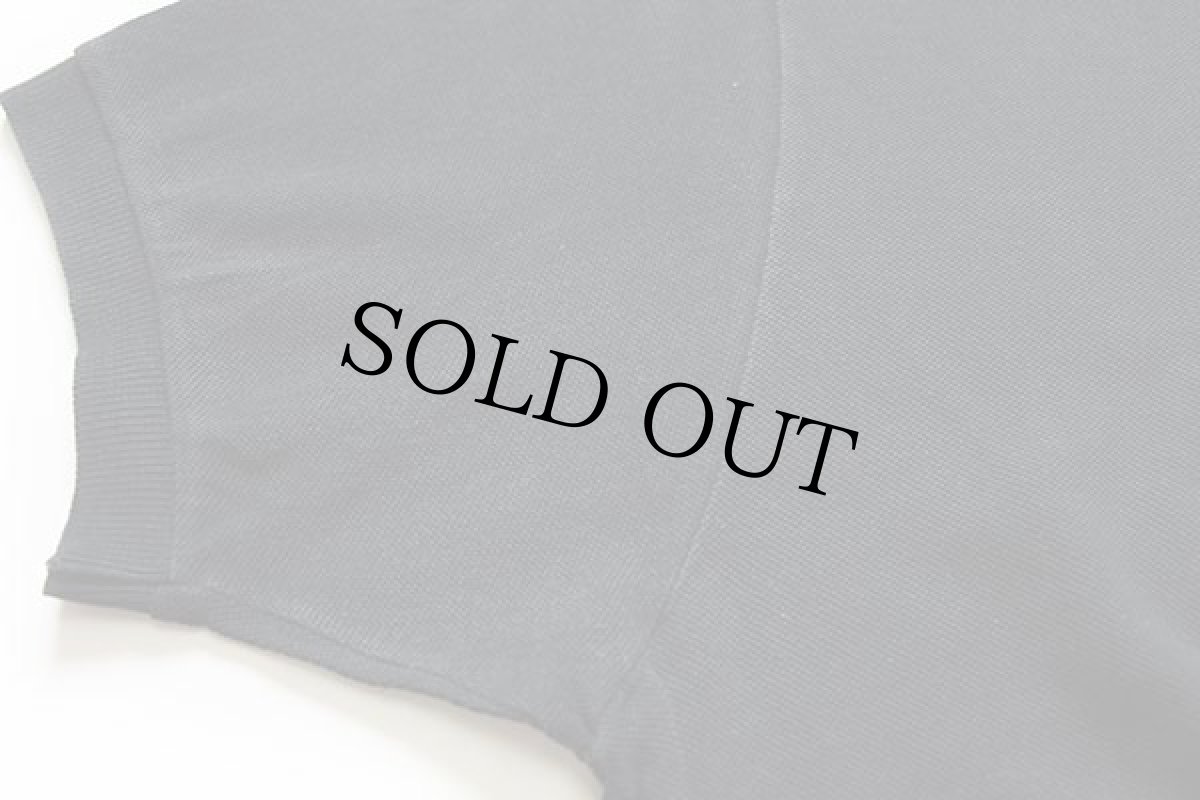 画像6: 70s フランス製 CHEMISE LACOSTE ラコステ ワンポイント コットン 鹿の子 ポロシャツ 黒 6★114 (6)