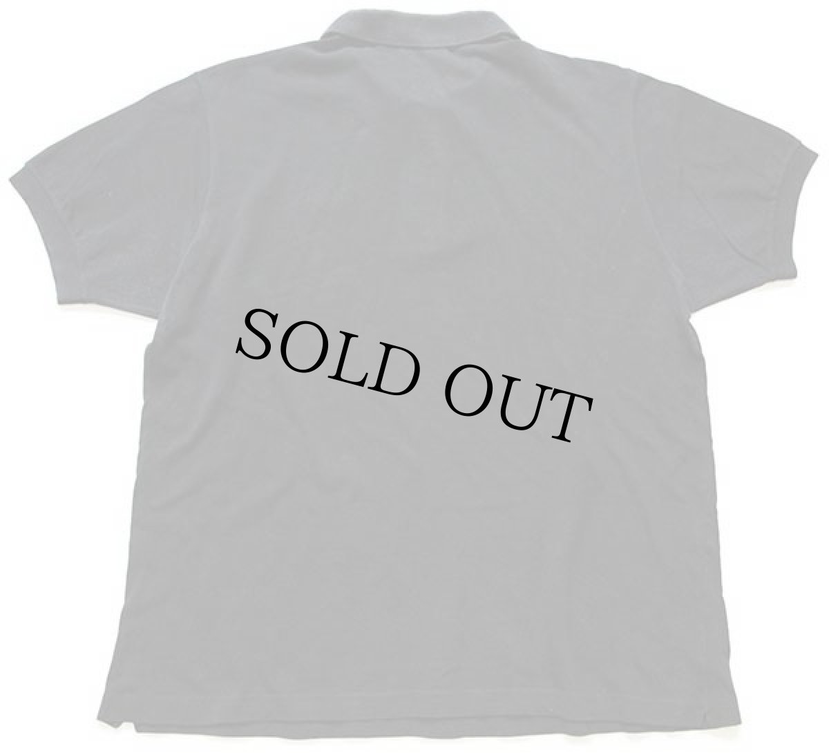 画像2: 70s フランス製 CHEMISE LACOSTE ラコステ ワンポイント コットン 鹿の子 ポロシャツ 黒 6★114 (2)