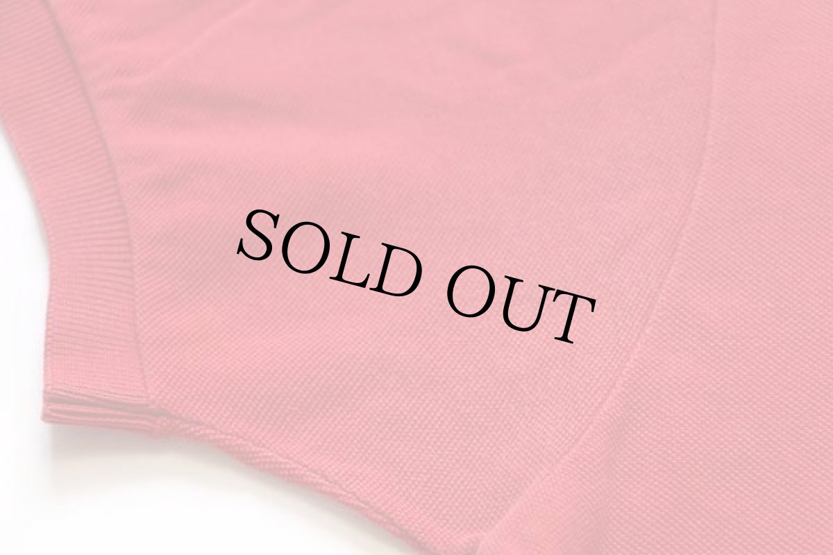 画像6: 70s フランス製 CHEMISE LACOSTE ラコステ ワンポイント コットン 鹿の子 ポロシャツ 赤 6★102 (6)