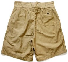 画像2: 90s イタリア軍 グルカショーツ ショートパンツ カーキ 1 (2)