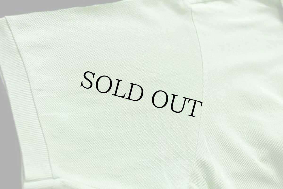 画像5: 80s LACOSTEラコステ ワンポイント コットン 鹿の子 ポロシャツ 黄緑 6★111 (5)