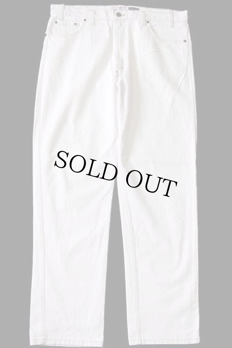 画像2: 90s USA製 Levi'sリーバイス SIGNATURE 540 カラーデニムパンツ 生成り w38 L30 (2)