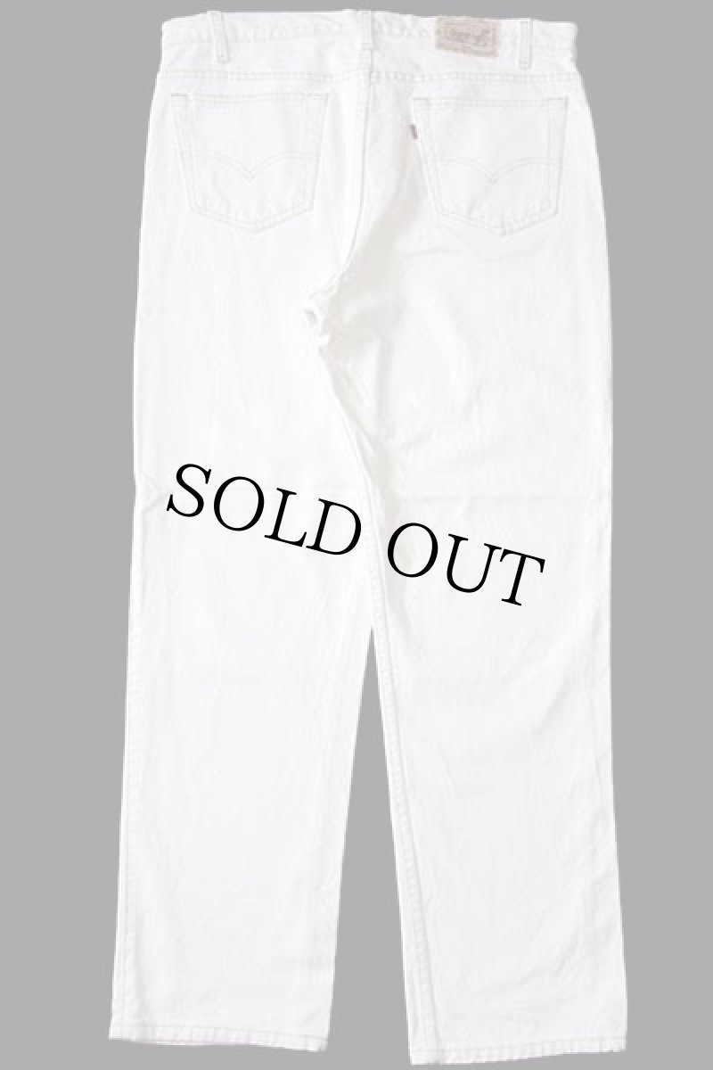 画像3: 90s USA製 Levi'sリーバイス SIGNATURE 540 カラーデニムパンツ 生成り w38 L30 (3)