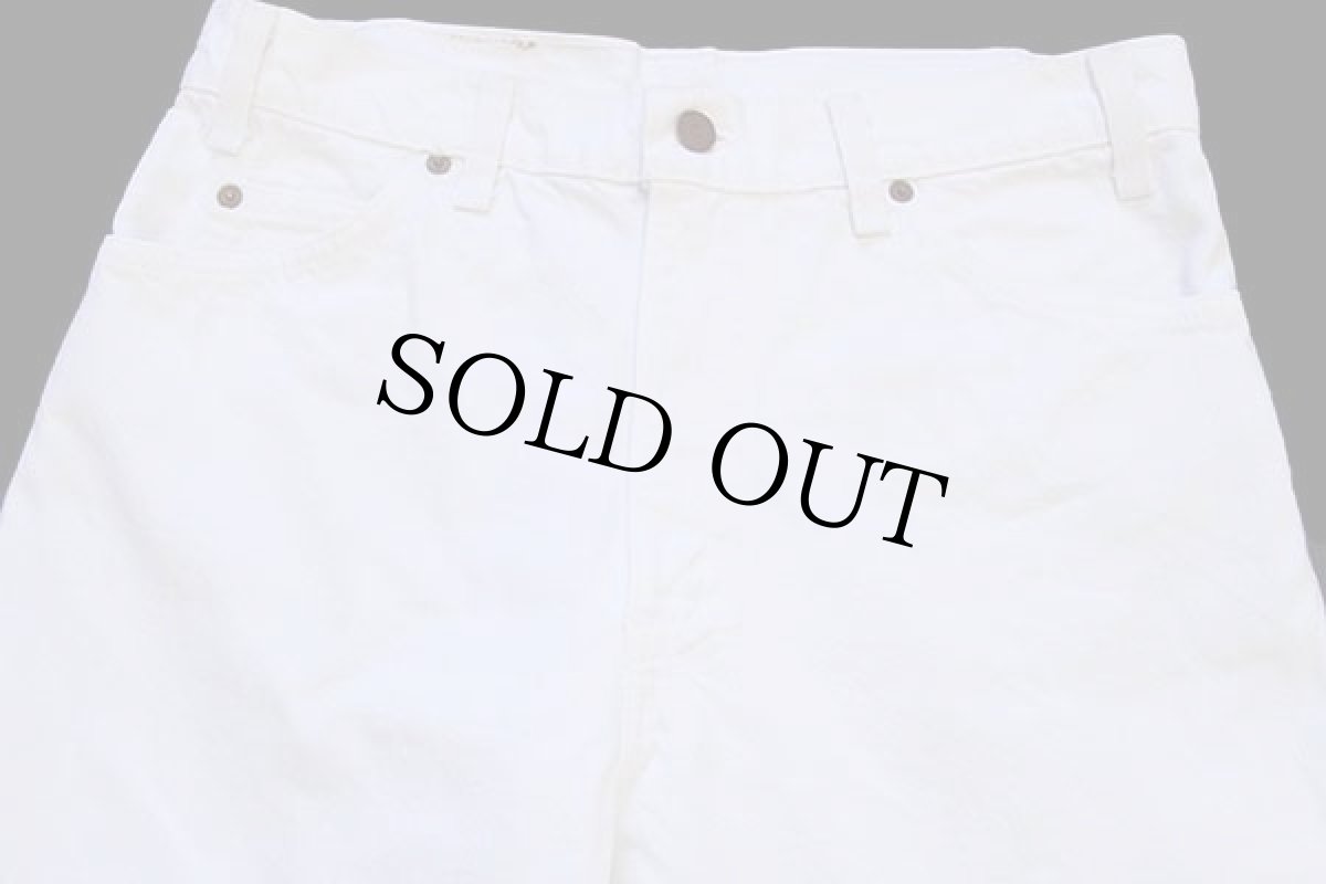 画像4: 90s USA製 Levi'sリーバイス 550 ホワイト デニムパンツ w33 L30 (4)