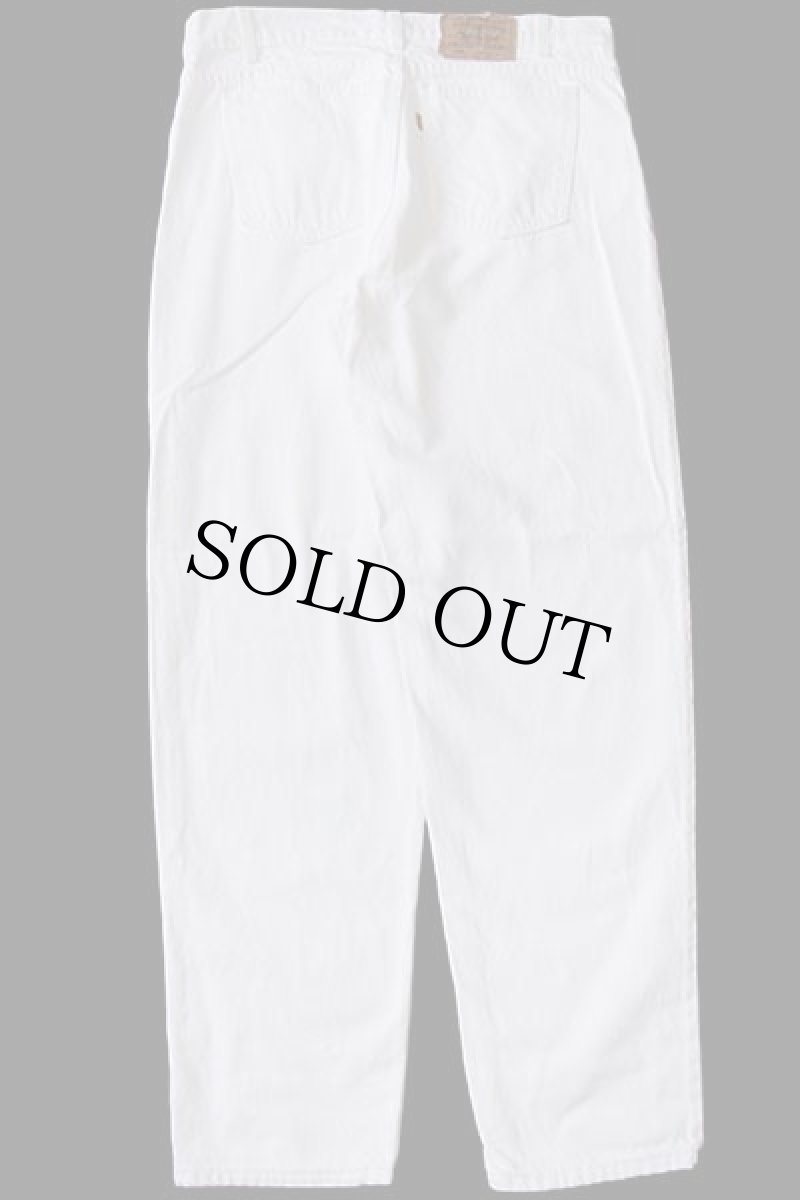 画像3: 90s USA製 Levi'sリーバイス 550 ホワイト デニムパンツ w36 L32 (3)