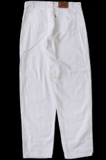 画像3: 90s USA製 Levi'sリーバイス 550 ホワイト デニムパンツ w36 L32 (3)