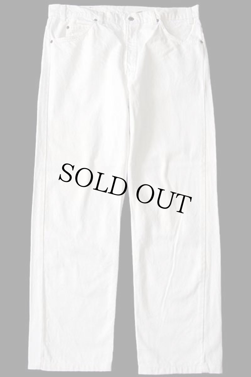 画像2: 90s USA製 Levi'sリーバイス 505 ホワイト デニムパンツ w38 (2)