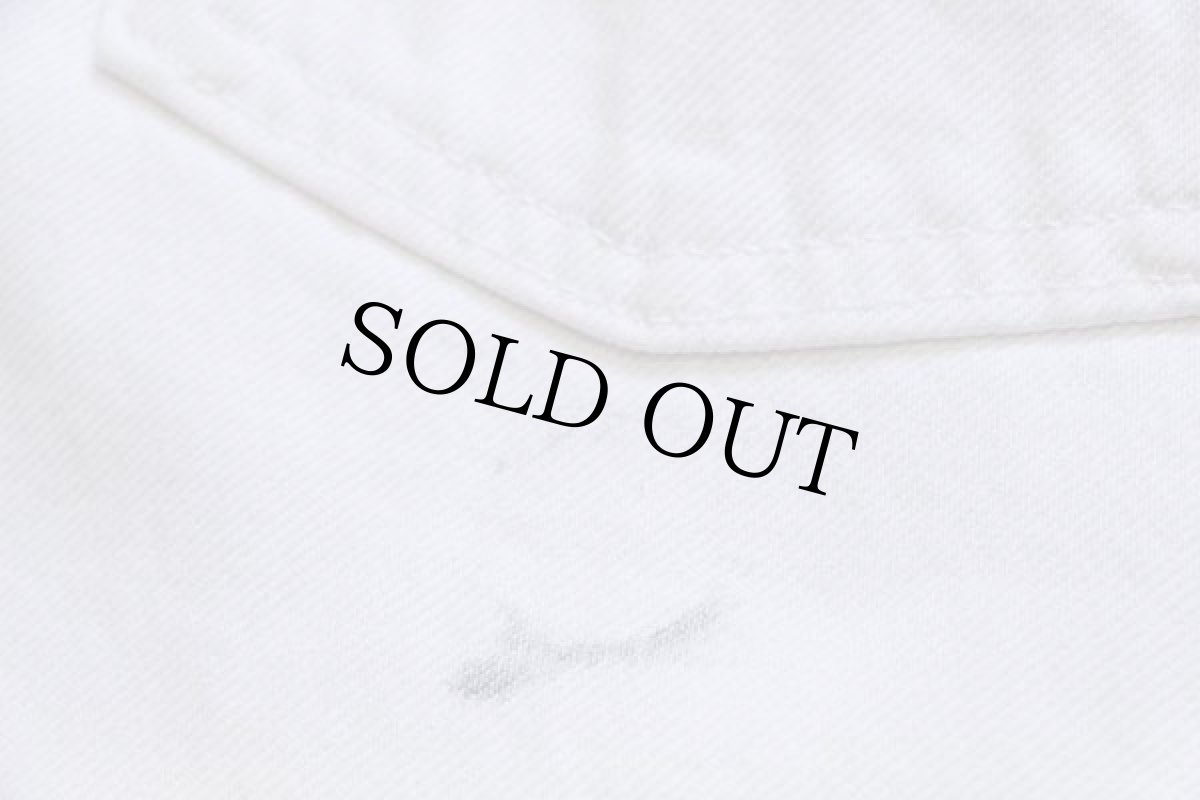 画像9: 90s USA製 Levi'sリーバイス 510 ホワイト デニムパンツ w27 (9)