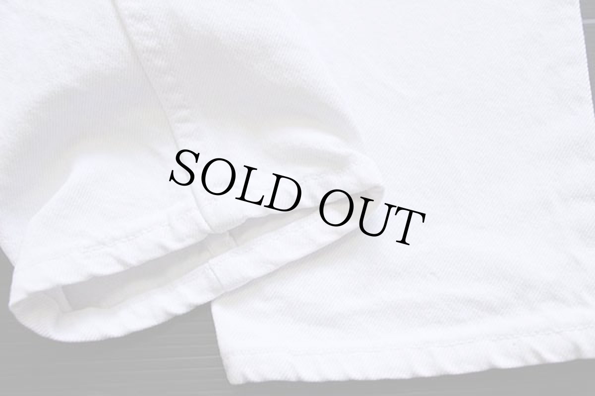 画像8: 90s USA製 Levi'sリーバイス 550 ホワイト デニムパンツ w30 L34 (8)