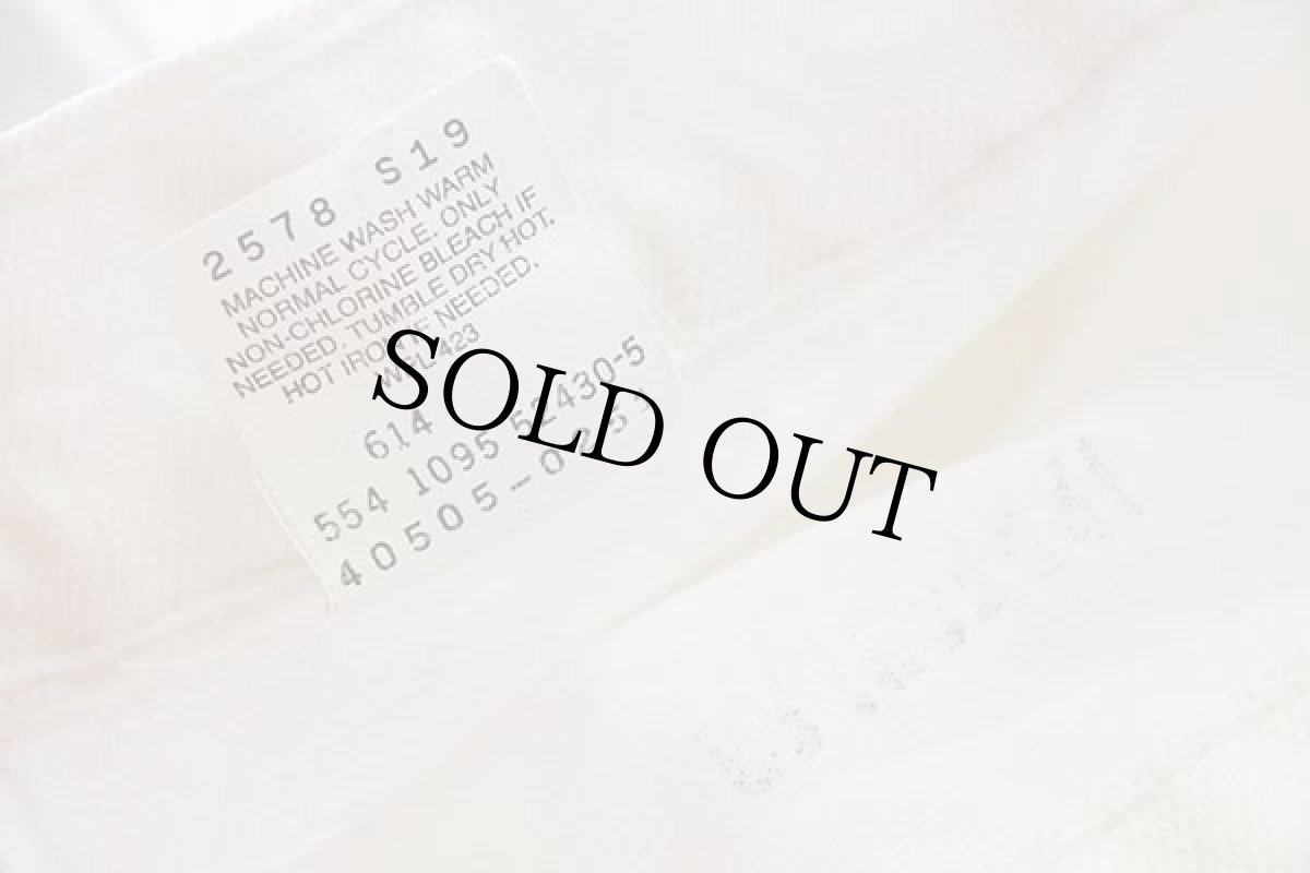 画像7: 90s USA製 Levi'sリーバイス 505 ホワイト デニムパンツ w38 (7)