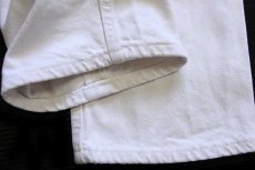 画像8: 90s USA製 Levi'sリーバイス 501 カラーデニムパンツ 生成り w30 L34 (8)