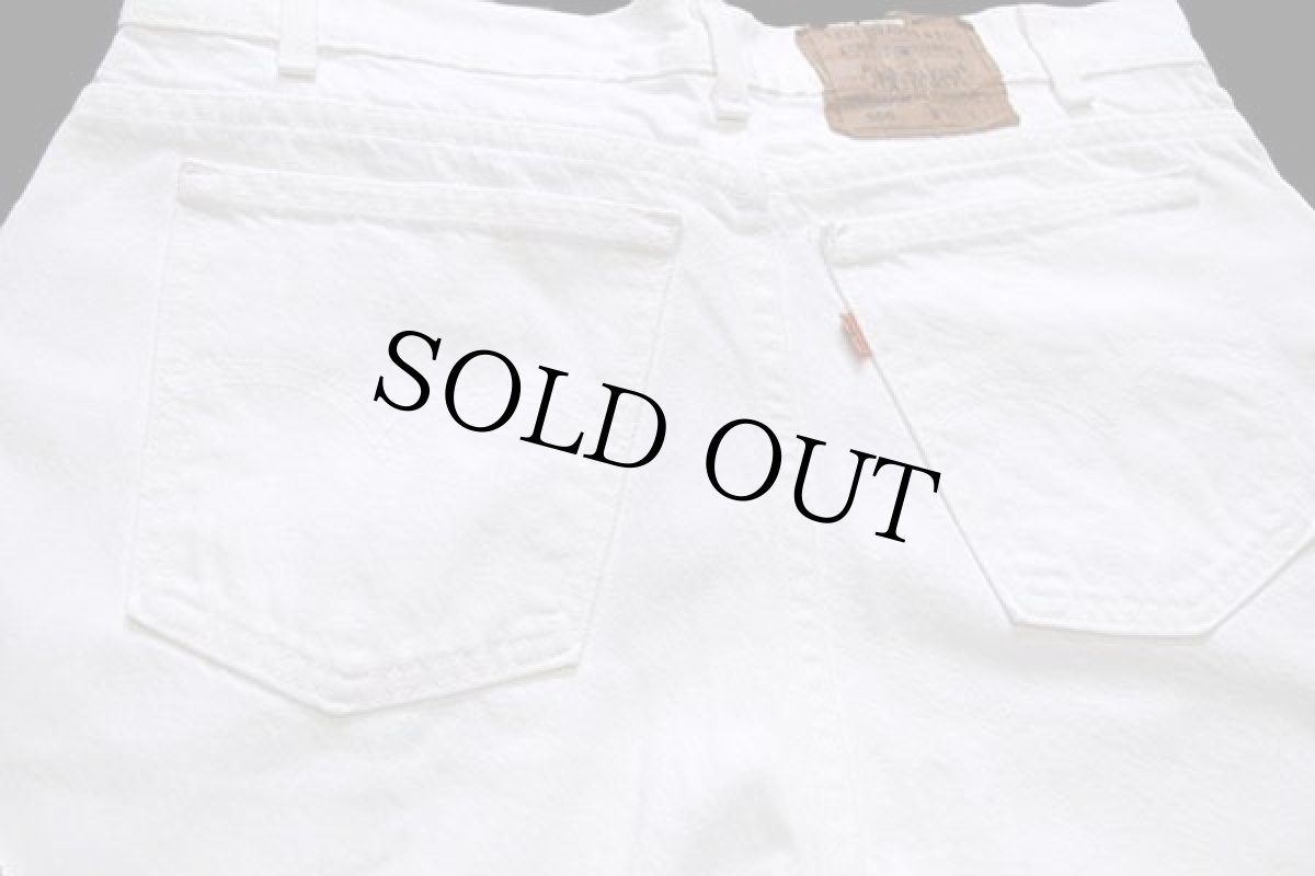 画像5: 90s USA製 Levi'sリーバイス 550 ホワイト デニムパンツ w36 L32 (5)