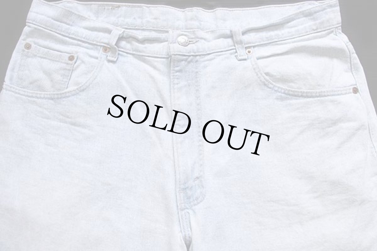 画像4: 90s USA製 Levi'sリーバイス 560 デニムパンツ アイスブルー w38 L30★68 (4)