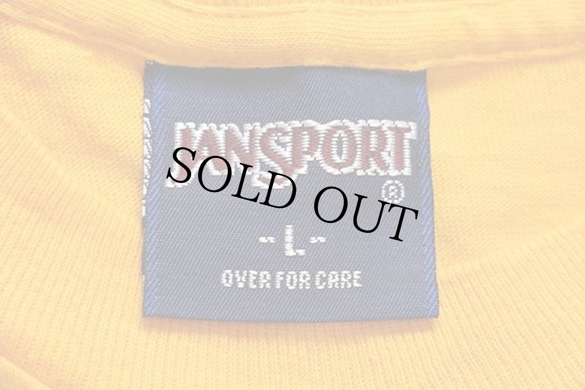 画像4: 90s USA製 JANSPORTジャンスポーツ MICHIGAN コットンTシャツ 濃黄 L (4)