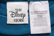 画像4: 90s Disneyディズニー ポカホンタス パーシー 刺繍 コットン ポケットTシャツ 濃青 XXL★特大 (4)