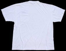 画像3: 90s Disneyディズニー グーフィー 刺繍 コットン ポケットTシャツ 白 XL (3)