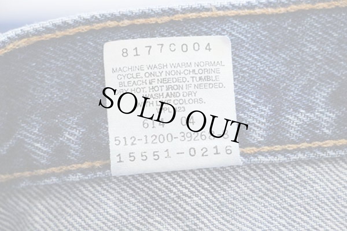 画像7: 00s USA製 Levi'sリーバイス 550 デニムパンツ 12 MIS M (7)
