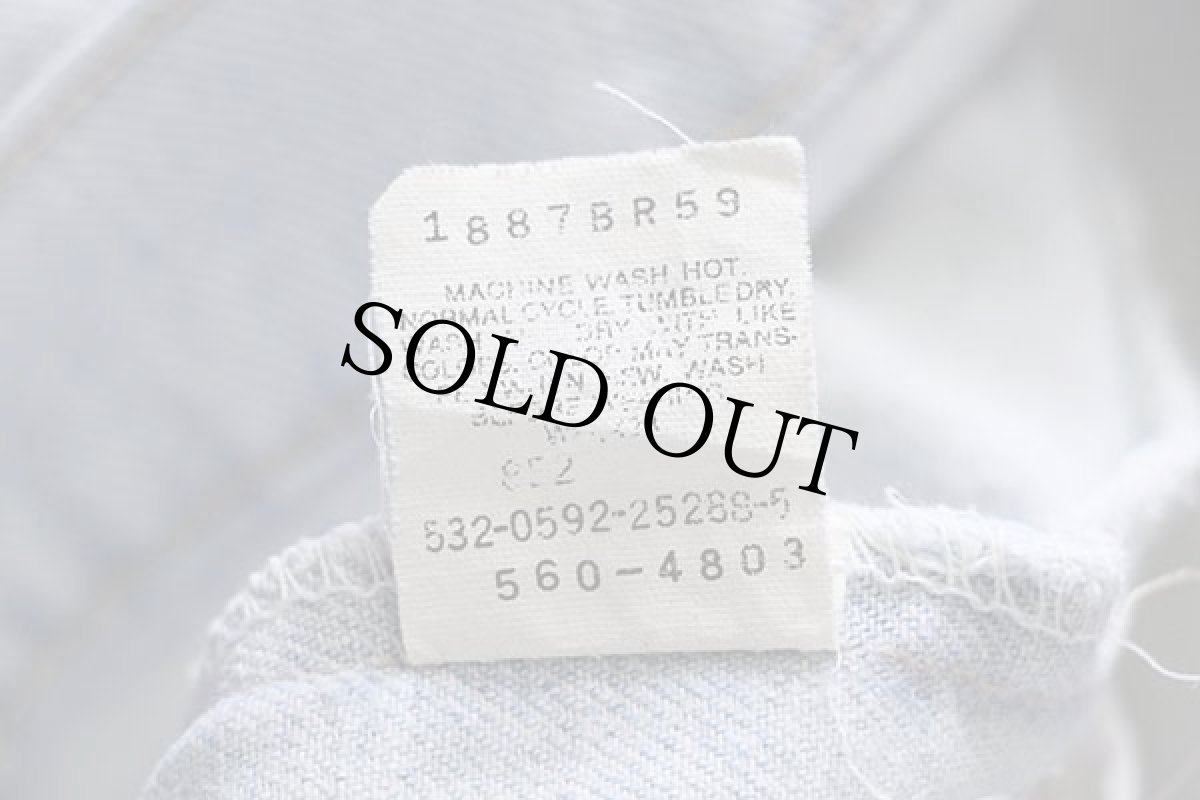 画像7: 90s USA製 Levi'sリーバイス 560 デニムパンツ アイスブルー w38 L30★68 (7)