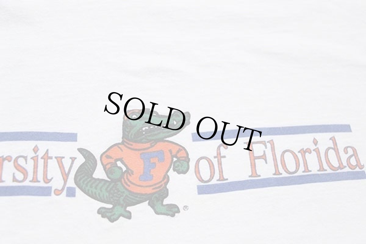 画像5: 90s University of Florida マスコット コットンTシャツ 白 L (5)