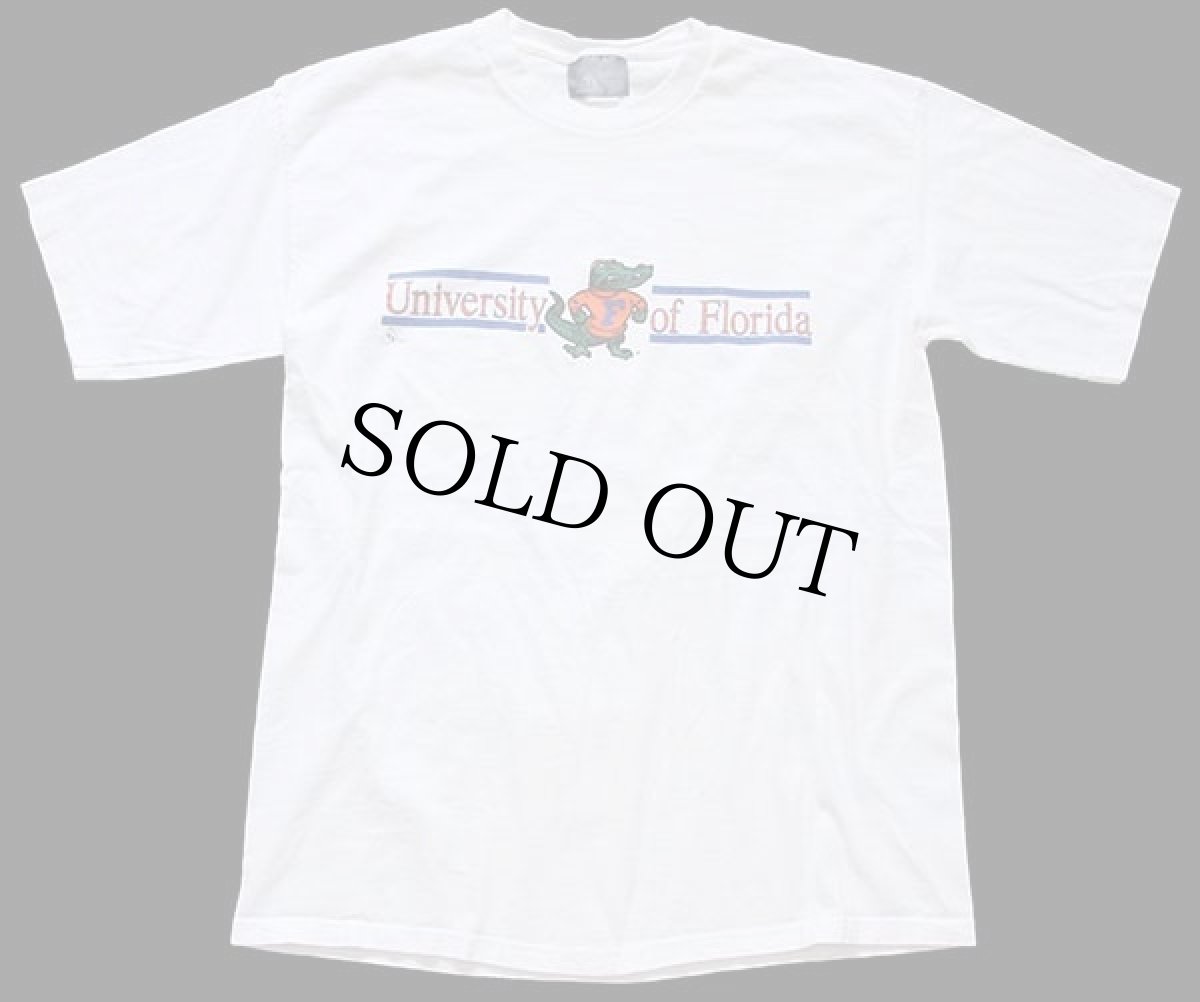 画像2: 90s University of Florida マスコット コットンTシャツ 白 L (2)
