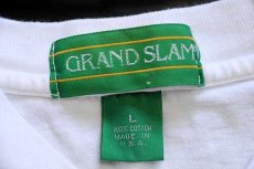 画像4: 90s USA製 GRAND SLAM ペンギン ゴルフ イラスト コットンTシャツ 白 L (4)