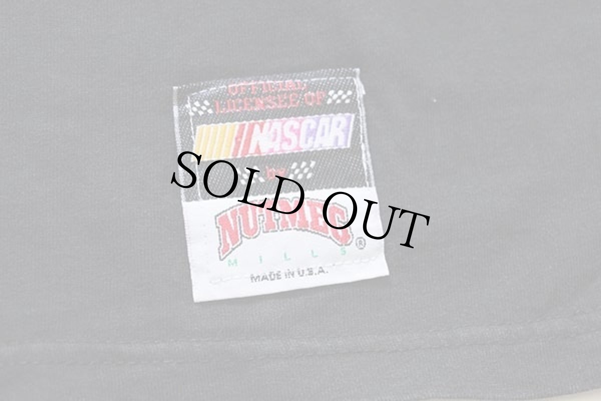 画像5: 90s USA製 NASCAR Dale Earnhardt INTIMIDATOR 3 ナンバリング コットンTシャツ 黒 L (5)