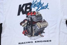 画像4: 90s Hanes KB Keith Black RACING ENGINES エンジン コットンTシャツ 白 L (4)