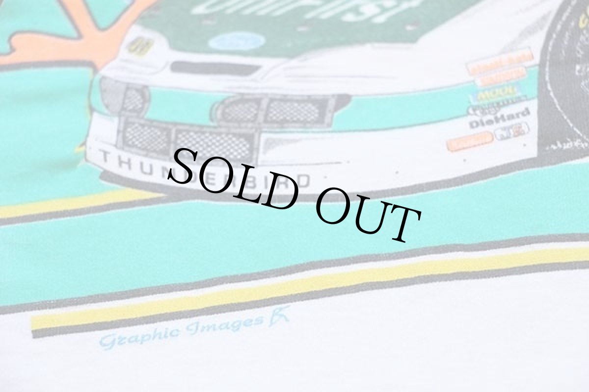 画像5: 90s USA製 NASCAR RANDY PORTER UniFirst Racing 両面プリント コットンTシャツ 白 XL (5)