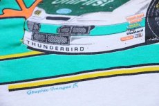 画像5: 90s USA製 NASCAR RANDY PORTER UniFirst Racing 両面プリント コットンTシャツ 白 XL (5)