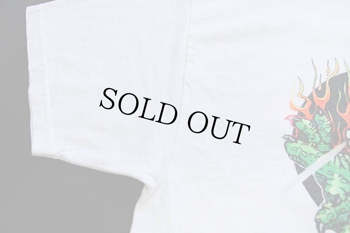 画像7: 00s Hanes 23rd Labor Day rod run 2001 Louisiana Style HOTROD 両面プリント コットンTシャツ 白 L (7)