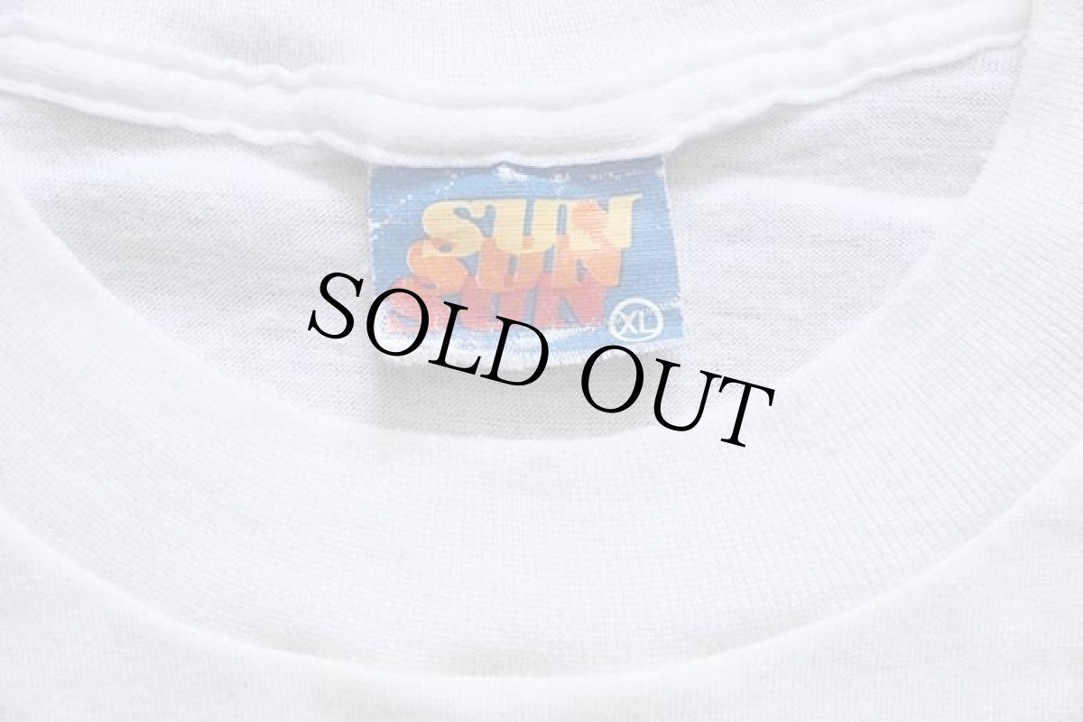 画像5: 80s USA製 I LIVE FOR WEEKENDS ペリカン イラスト Tシャツ 白 (5)