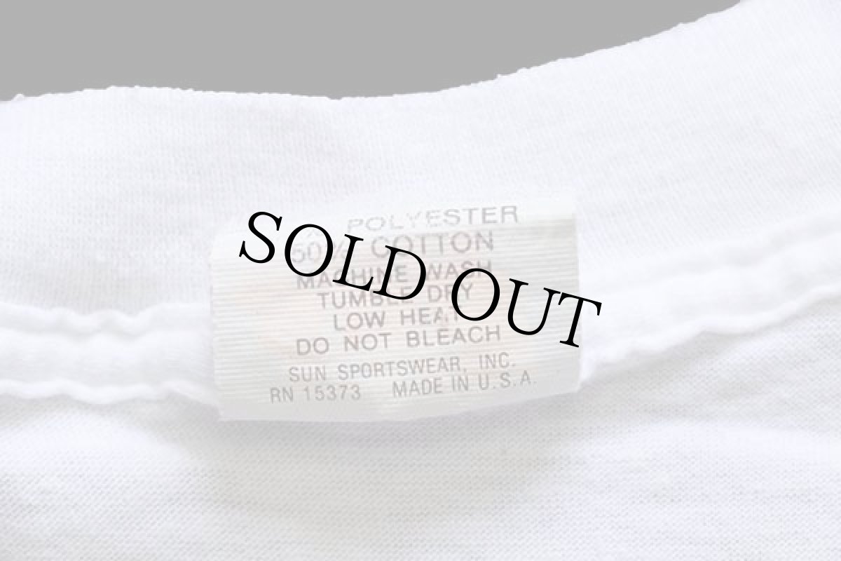 画像6: 80s USA製 I LIVE FOR WEEKENDS ペリカン イラスト Tシャツ 白 (6)