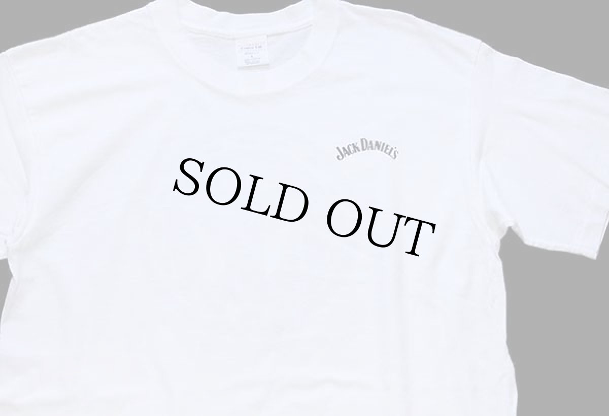 画像3: 90s USA製 JACK DANIEL'S OLD No.7 ジャックダニエル ビッグロゴ コットンTシャツ 白 L (3)