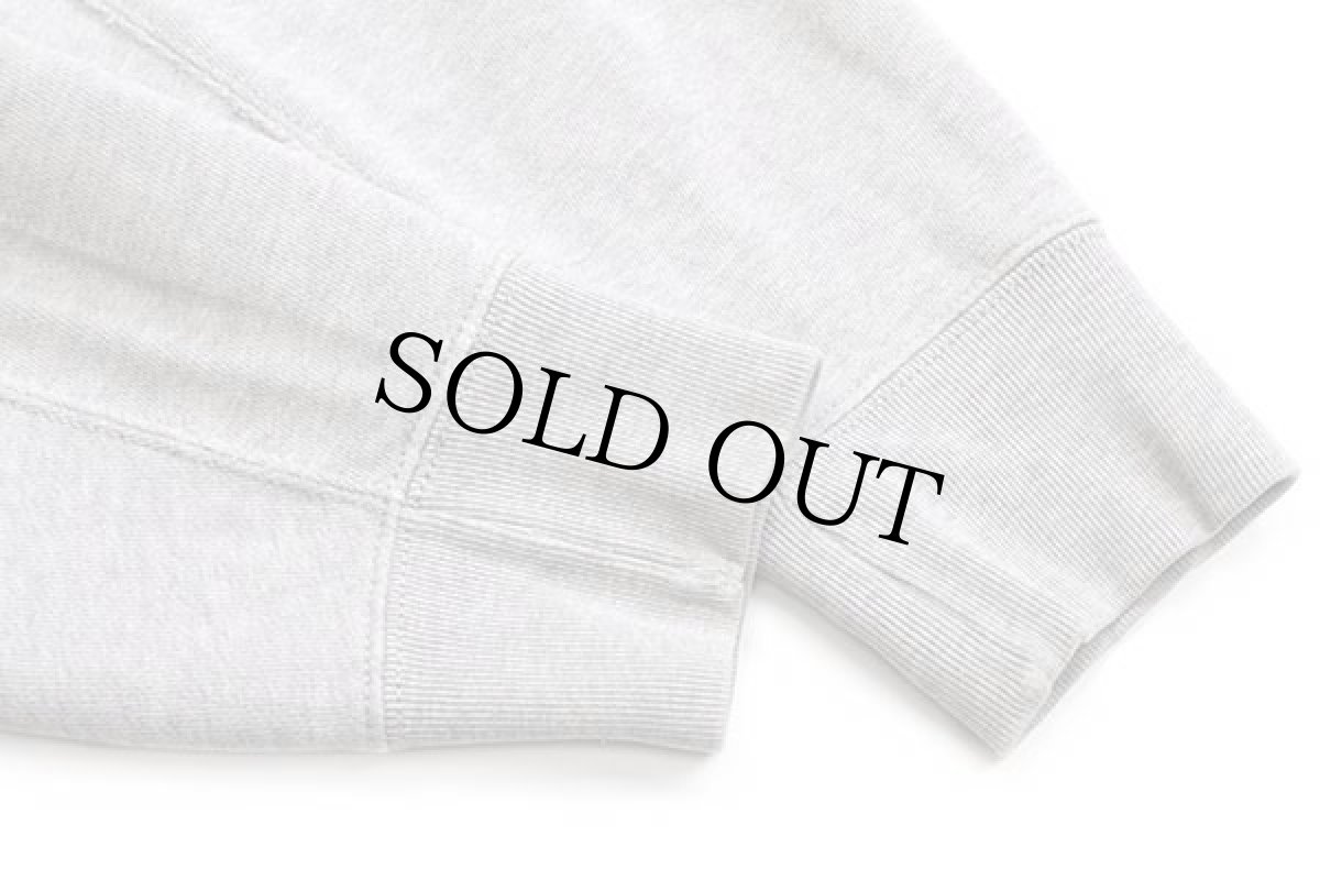 画像5: 00s ポロ ラルフローレン ワンポイント フード裏サーマル スウェット ジップパーカー 杢グレー M (5)