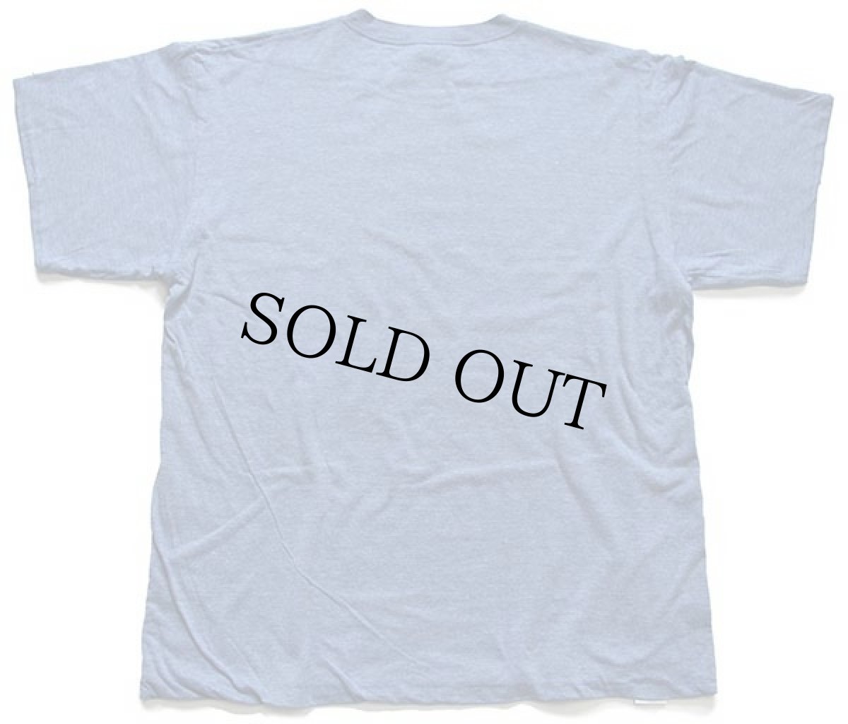 画像2: 90s Championチャンピオン スクリプト ビッグロゴ リバーシブルTシャツ 杢ブルー×杢ライトグレー (2)