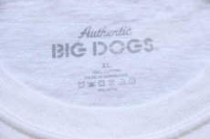 画像5: BIG DOGS ビッグロゴ コットンTシャツ 白 XL (5)