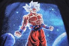 画像3: DRAGONBALL SUPER ドラゴンボール超 孫悟空 両面プリント コットンTシャツ 黒 (3)