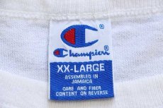 画像4: 90s Championチャンピオン 無地 目無し コットンTシャツ 生成り XXL★特大 (4)