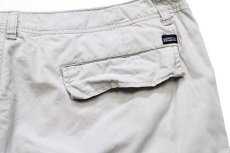 画像4: patagoniaパタゴニア All Wear Cargo Shorts オーガニックコットン カーゴ ショートパンツ グレーベージュ 38★ショーツ (4)