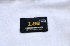 画像4: Leeリー ワンポイント ロゴ刺繍 半袖 リネンシャツ 白★ユーロ (4)