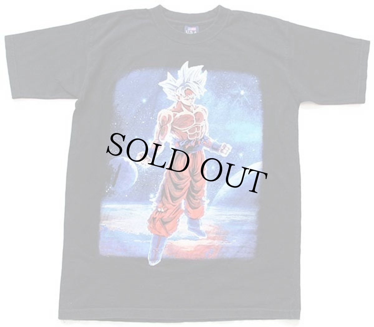 画像2: DRAGONBALL SUPER ドラゴンボール超 孫悟空 両面プリント コットンTシャツ 黒 (2)