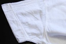 画像6: Leeリー ワンポイント ロゴ刺繍 半袖 リネンシャツ 白★ユーロ (6)