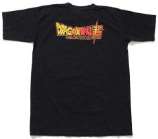 画像4: DRAGONBALL SUPER ドラゴンボール超 孫悟空 両面プリント コットンTシャツ 黒 (4)