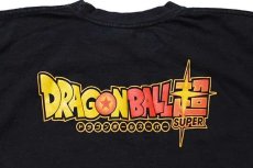 画像6: DRAGONBALL SUPER ドラゴンボール超 孫悟空 両面プリント コットンTシャツ 黒 (6)