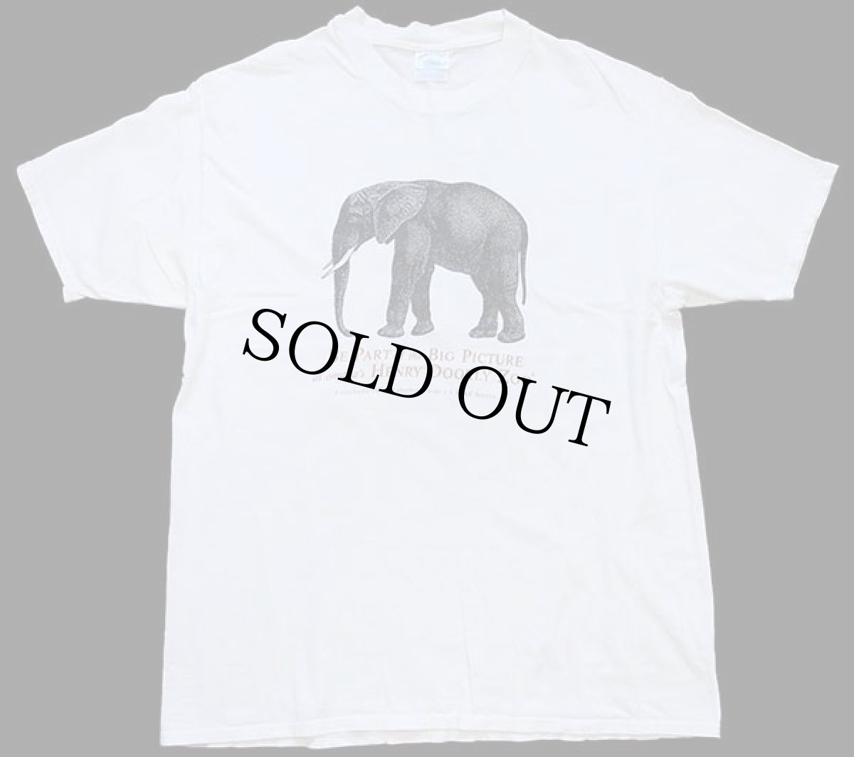 画像2: 90s Hanes BE PART of the BIG PICTURE at omaha's HENRY DOORLY ZOO ゾウ アート コットンTシャツ XL (2)