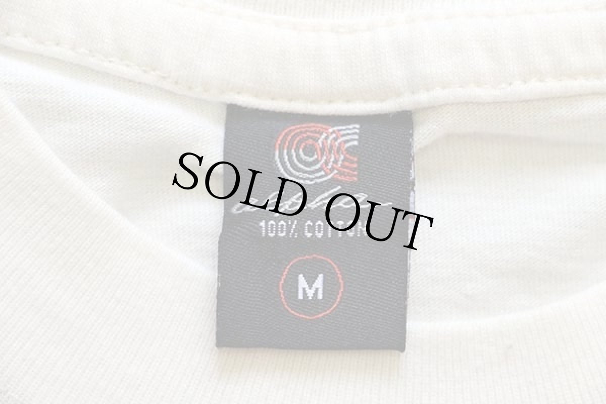 画像5: ケニア製 TUSKER EXPORT ゾウ 両面プリント コットンTシャツ 生成り M (5)